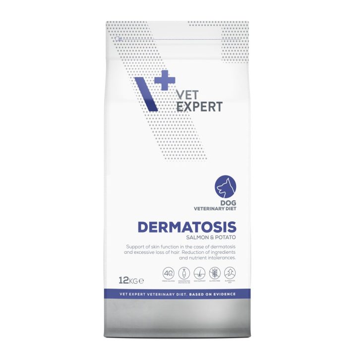 VETEXPERT Veterinary Diet Dermatosis Dog Salmon & Potato - dry dog food - 12 kg