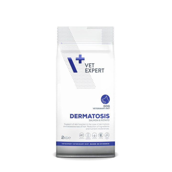 VETEXPERT Veterinary Diet Dermatosis Dog Salmon & Potato - dry dog food - 2 kg