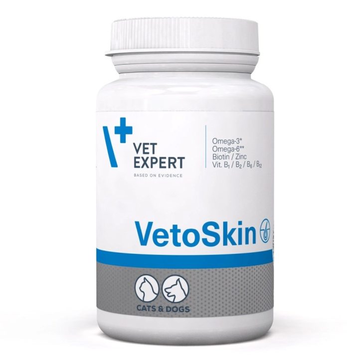 VETEXPERT VetoSkin - supplements for dogs and cats - 90 tablets