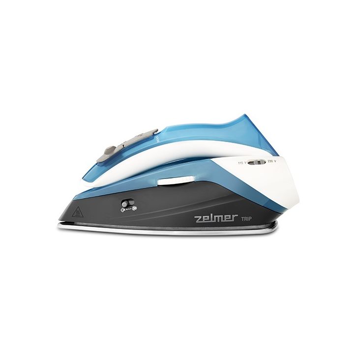 Zelmer ZIR0500 Dry & Steam iron Stainless Steel soleplate 1100 W Black Blue White