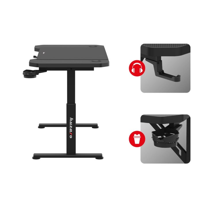 Huzaro Hero 2.6 gaming desk Black