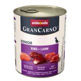 ANIMONDA GranCarno Senior Beef and lamb - wet dog food - 800g