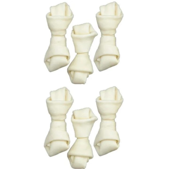 ZOLUX Knotted white bone - chew for dog - 54g