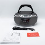 Aiwa BBTU-400SL portable stereo system Analog & digital 6 W FM Silver MP3 playback
