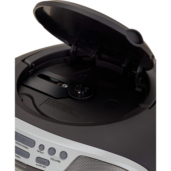 Aiwa BBTU-400SL portable stereo system Analog & digital 6 W FM Silver MP3 playback