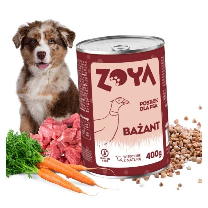ZOYA Pheasant - wet dog food - 400g