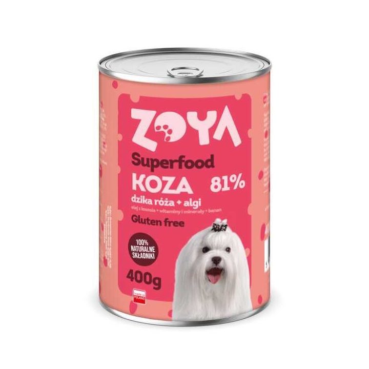 ZOYA Superfood Goat - wet dog food - 400g