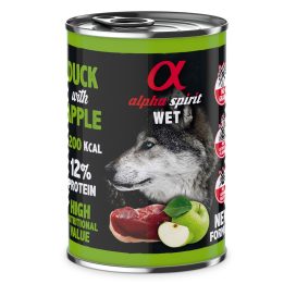ALPHA SPIRIT WET Duck with apple - wet dog food - 400g