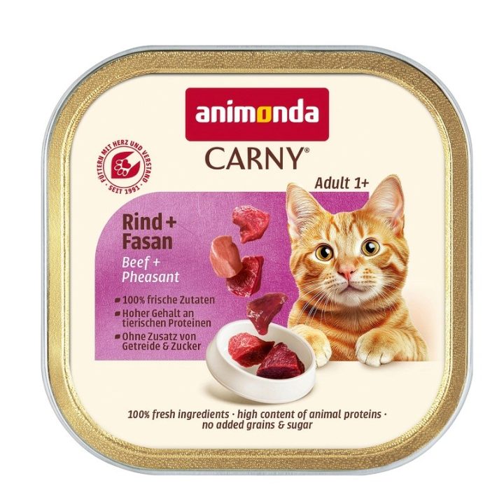 ANIMONDA Carny Adult Beef and pheasant - wet cat food - 85g