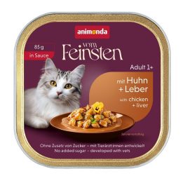 ANIMONDA Vom Feinsten Adult in Sauce Chicken and liver - wet cat food - 85g