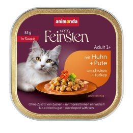 ANIMONDA Vom Feinsten Adult in Sauce Chicken and turkey - wet cat food - 85g