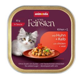 ANIMONDA Vom Feinsten Kitten in Sauce Chicken and veal - wet cat food - 85g