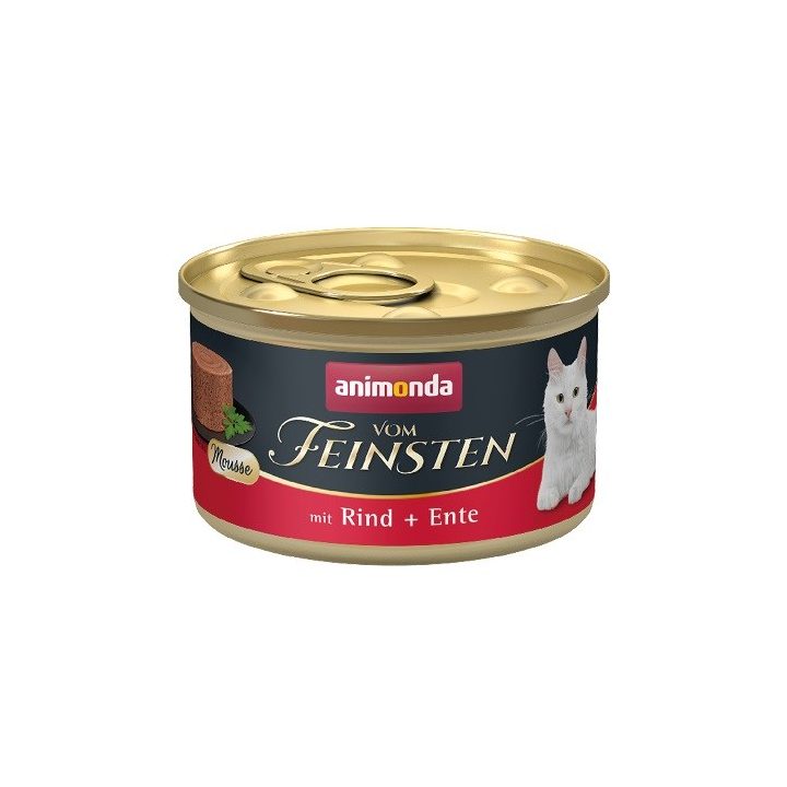 ANIMONDA Vom Feinsten Mousse Beef and duck - wet cat food - 85g