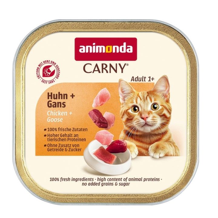 ANIMONDA Carny Adult Chicken and goose - wet cat food - 85g