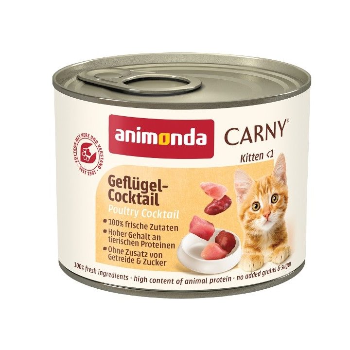 ANIMONDA Carny Kitten Poultry cocktail - wet cat food - 200g