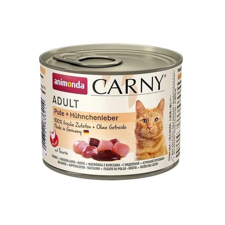 ANIMONDA Cat Carny Adult Turkey with chicken liver - wet cat food - 200 g