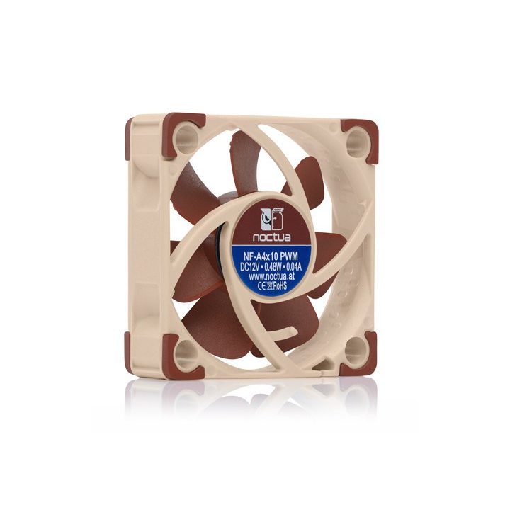 Noctua NF A4x10 PWM Computer case Fan 4 cm Beige Red