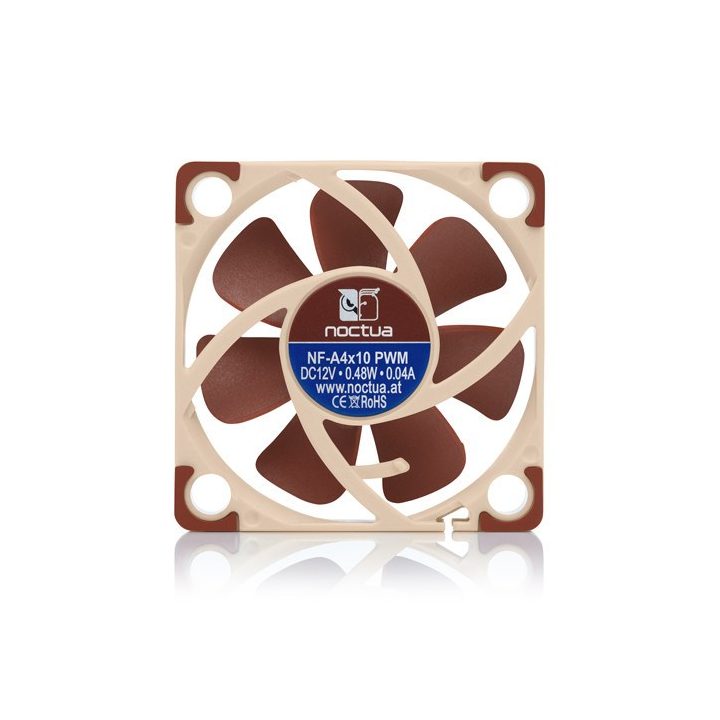 Noctua NF A4x10 PWM Computer case Fan 4 cm Beige Red