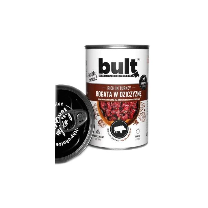 BULT Rich in game - Wet dog food - 800 g