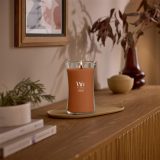 WoodWick Saffron Smoke wax candle Cylinder Brown 1 pc(s)