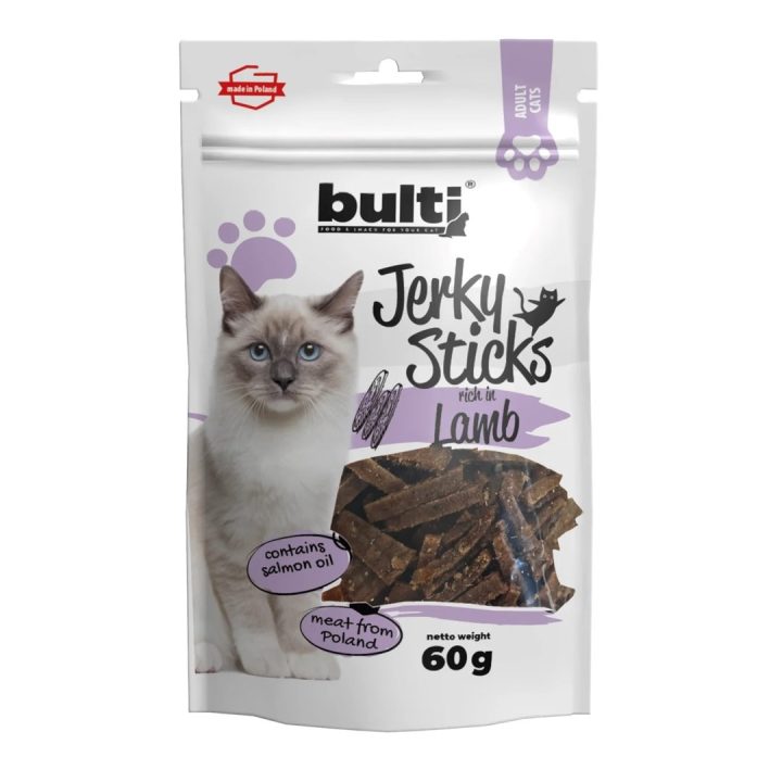 BULTI Jerky Sticks rich in lamb - cat treat - 60g