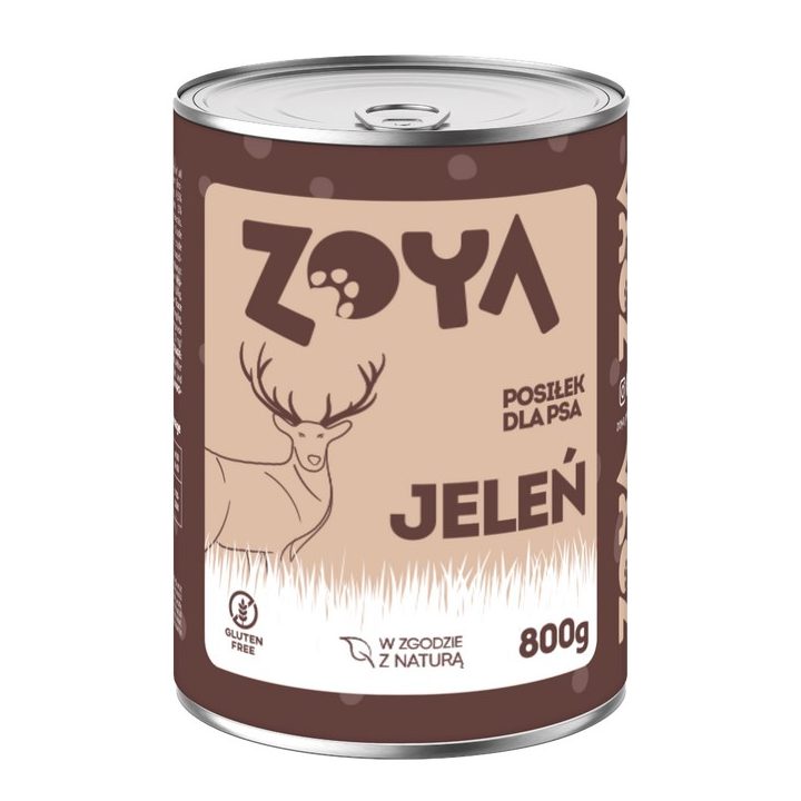 ZOYA Deer - wet dog food - 800g