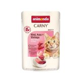 ANIMONDA Carny Adult Beef turkey and shrimps - wet cat food - 85g