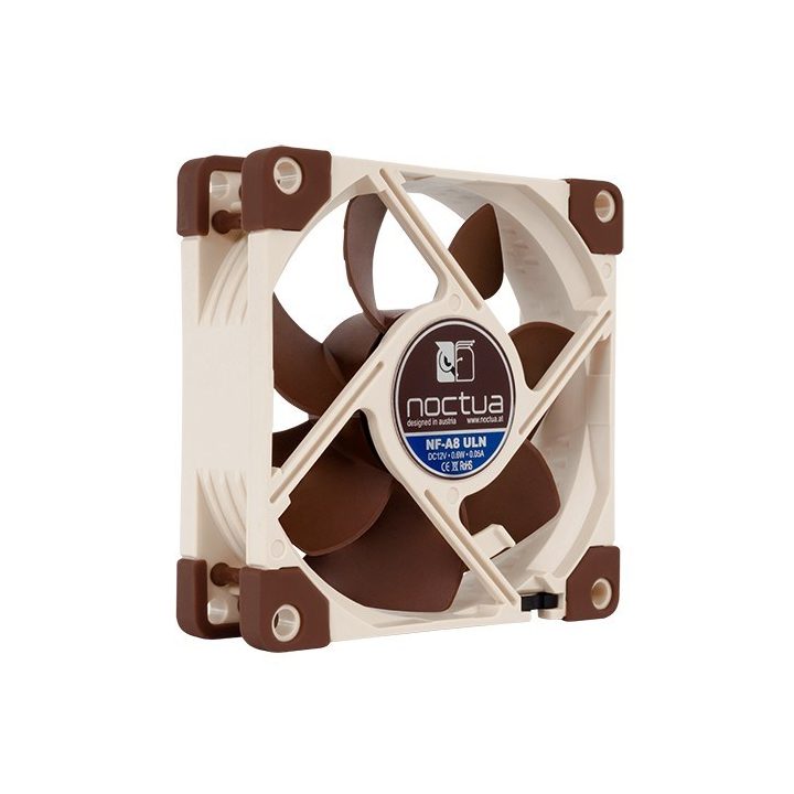 Noctua NF-A8 ULN computer cooling system Computer case Fan 8 cm Beige Brown