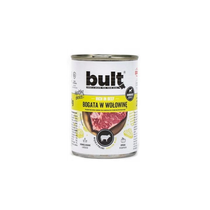 BULT Rich in beef - Wet dog food - 800 g