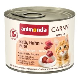 ANIMONDA Carny Kitten Veal chicken turkey - wet cat food - 200g