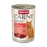 ANIMONDA Carny Senior Beef and turkey hearts - wet cat food - 400g