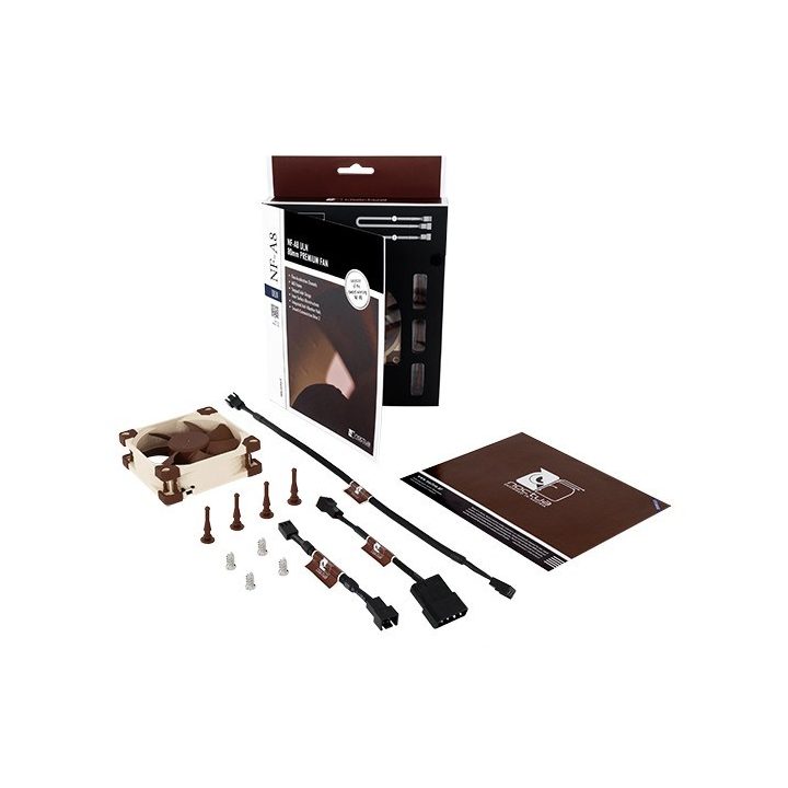Noctua NF-A8 ULN computer cooling system Computer case Fan 8 cm Beige Brown