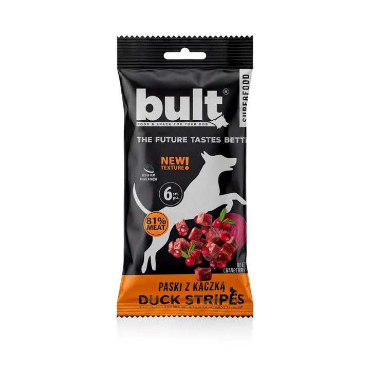 BULT Tasty Strips Superfoods duck - dog treat - 6pcs.