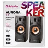 SPEAKERS DEFENDER AURORA S8 2.0 8W USB