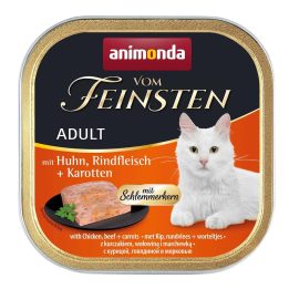 ANIMONDA Vom Feinsten Adult Chicken beef and carrots - wet cat food - 100g