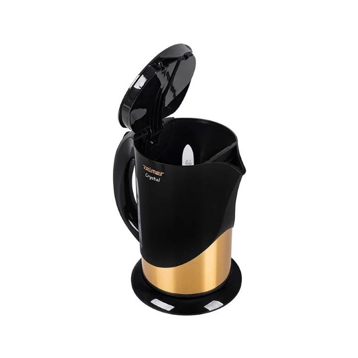 Zelmer ZCK7630 Crystal Gold 1.7-litre 2200W electric kettle black and gold