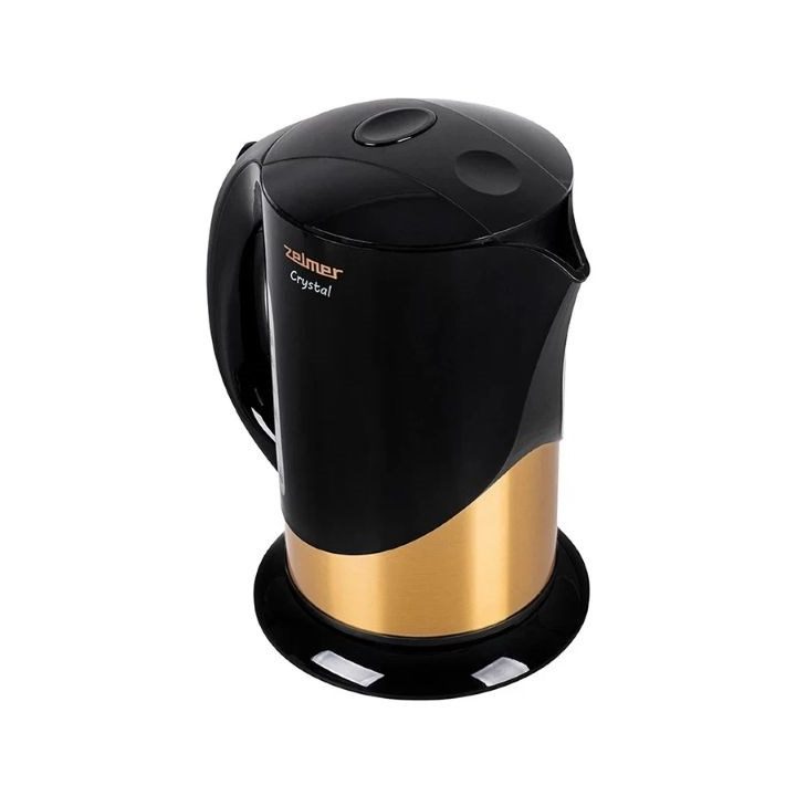 Zelmer ZCK7630 Crystal Gold 1.7-litre 2200W electric kettle black and gold