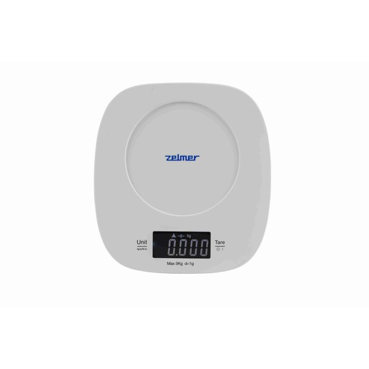 Zelmer ZKS1451 White Ivory Countertop Square Electronic kitchen scale