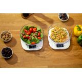 Zelmer ZKS1451 White Ivory Countertop Square Electronic kitchen scale