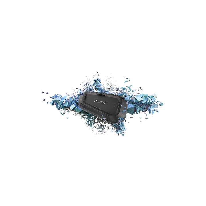 Cardo Spirit HD motorcycle intercom 2 channels 600 m Black