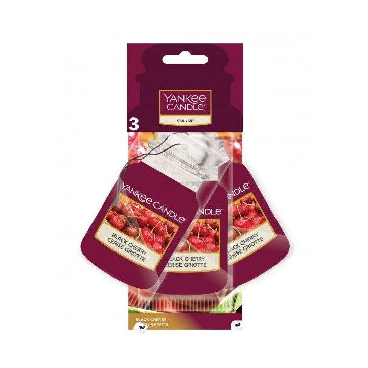 Bonus Pack BLACK CHERRY YANKEE Car Air Freshener