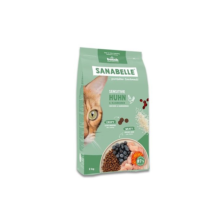 BOSCH Sanabelle Sensitive with chicken - dry cat food - 2kg