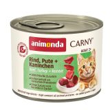 ANIMONDA Carny Adult Beef turkey and rabbit - wet cat food - 200g