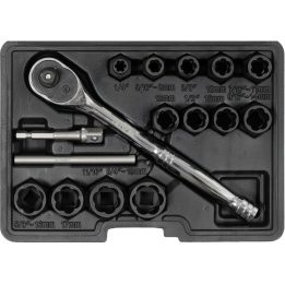 Yato YT-05897 screw/bolt extractor 16 pc(s)