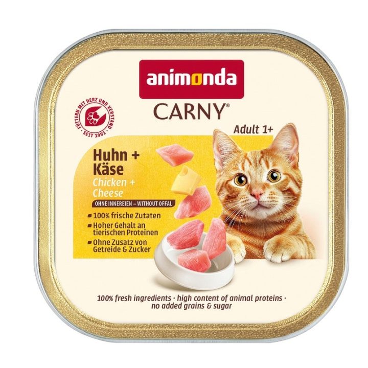 ANIMONDA Carny Adult Chicken and cheese - wet cat food - 85g