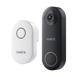 Reolink D340W - 5MP Video Doorbell with Chime 2.4/5 GHz Wi-Fi Person Detection Two-Way Audio Works with NVRs white