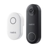 Reolink D340W - 5MP Video Doorbell with Chime 2.4/5 GHz Wi-Fi Person Detection Two-Way Audio Works with NVRs white