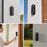 Reolink D340W - 5MP Video Doorbell with Chime 2.4/5 GHz Wi-Fi Person Detection Two-Way Audio Works with NVRs white
