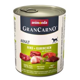 ANIMONDA GranCarno Adult Beef rabbit and herbs - wet dog food - 800g