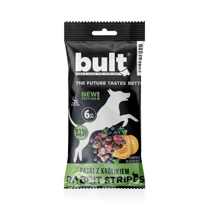 BULT Tasty Strips Superfoods rabbit - dog treat - 6pcs.